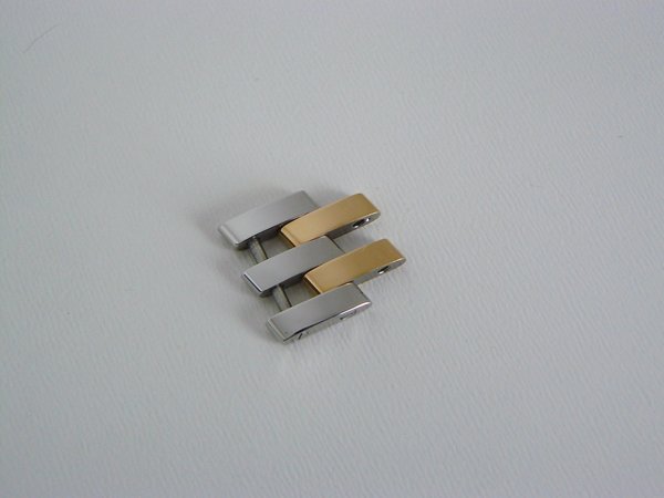 Breitling Pilotband Element Link (Stahl / Gold) 16 mm