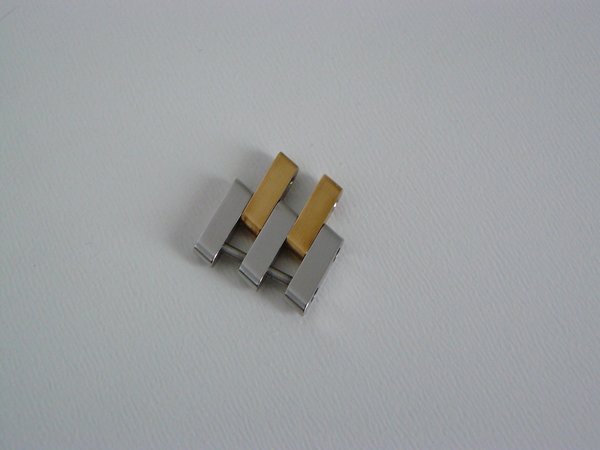 Breitling Pilotband Element Link (Stahl / Gold) 16 mm