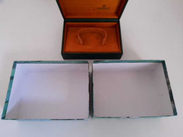 Rolex Oyster Uhrenbox (Ref. 68.00.71) mit Einlage u. Umkarton